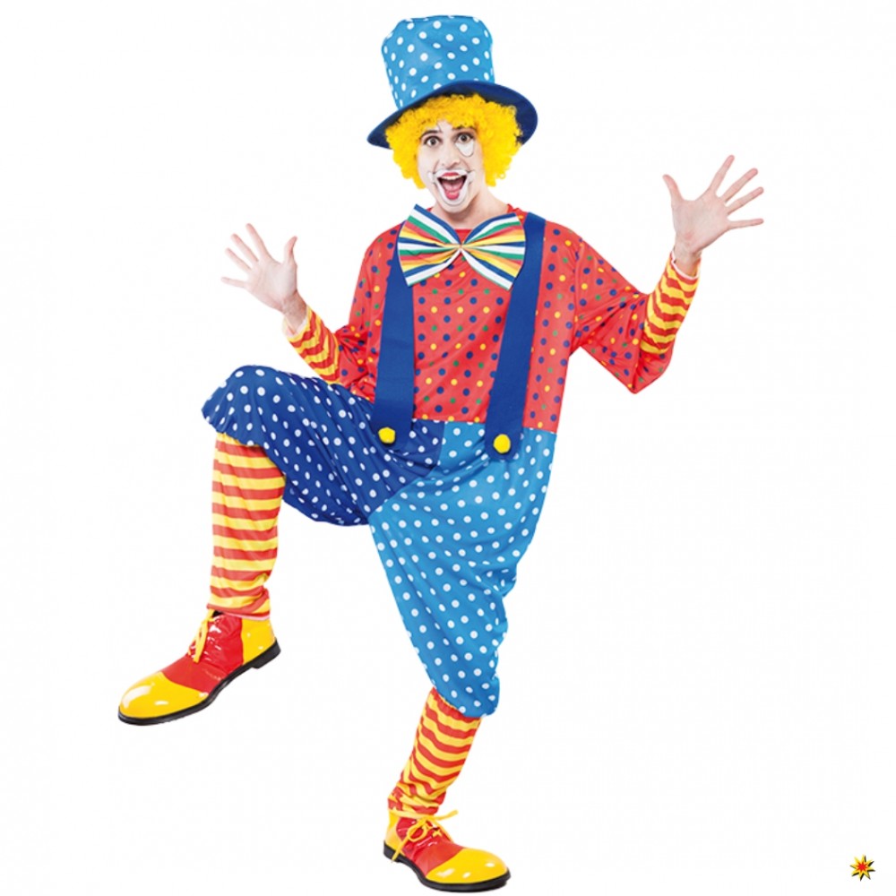 Fasching Clown Kostüm